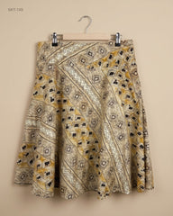 UK Imported secondhand Women's skirts - CUT LABEL brand, Beige Cotton, Premium condition, for Womens - Online Thrift Store Karachi Pakistan