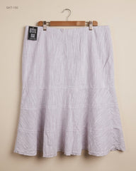 UK Imported secondhand Women's skirts - EVANS brand, Pink Cotton, Premium Plus condition, for Womens - Online Thrift Store Peshawar Pakistan