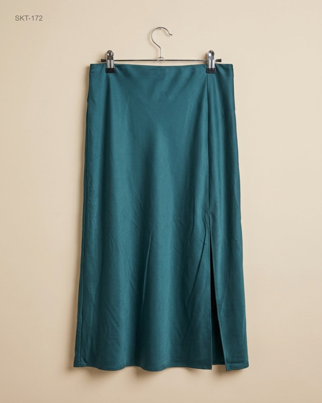 Shop Premium Women's skirts by CARA SANTANA | Preloved Branded Clothes | Green Polyester | Womens | OTS Thrift Store Lahore Pakistan