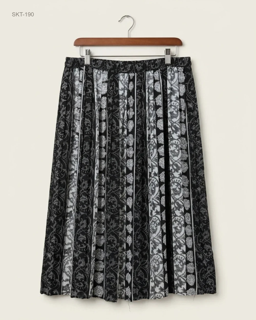Women's skirts | SIXTY ENSE | Preloved Branded | Black & White Polyester | Premium | OTS Thrift Store Islamabad Pakistan