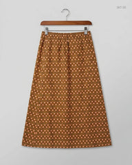 Preloved Premium Women's skirts by CUT LABEL, Brown Cotton for - OTS Thrift Shop Peshawar Pakistan
