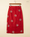 Secondhand Branded Women's skirts by CUT LABEL, Red Cotton fabric, Excellent condition, for Womens - Online Thrift Shop Islamabad Pakistan