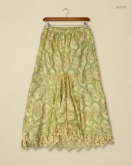 Shop Premium Women's skirts by Unknown | Preloved Branded Clothes | Yellow Cotton | Womens | OTS Thrift Store Peshawar Pakistan