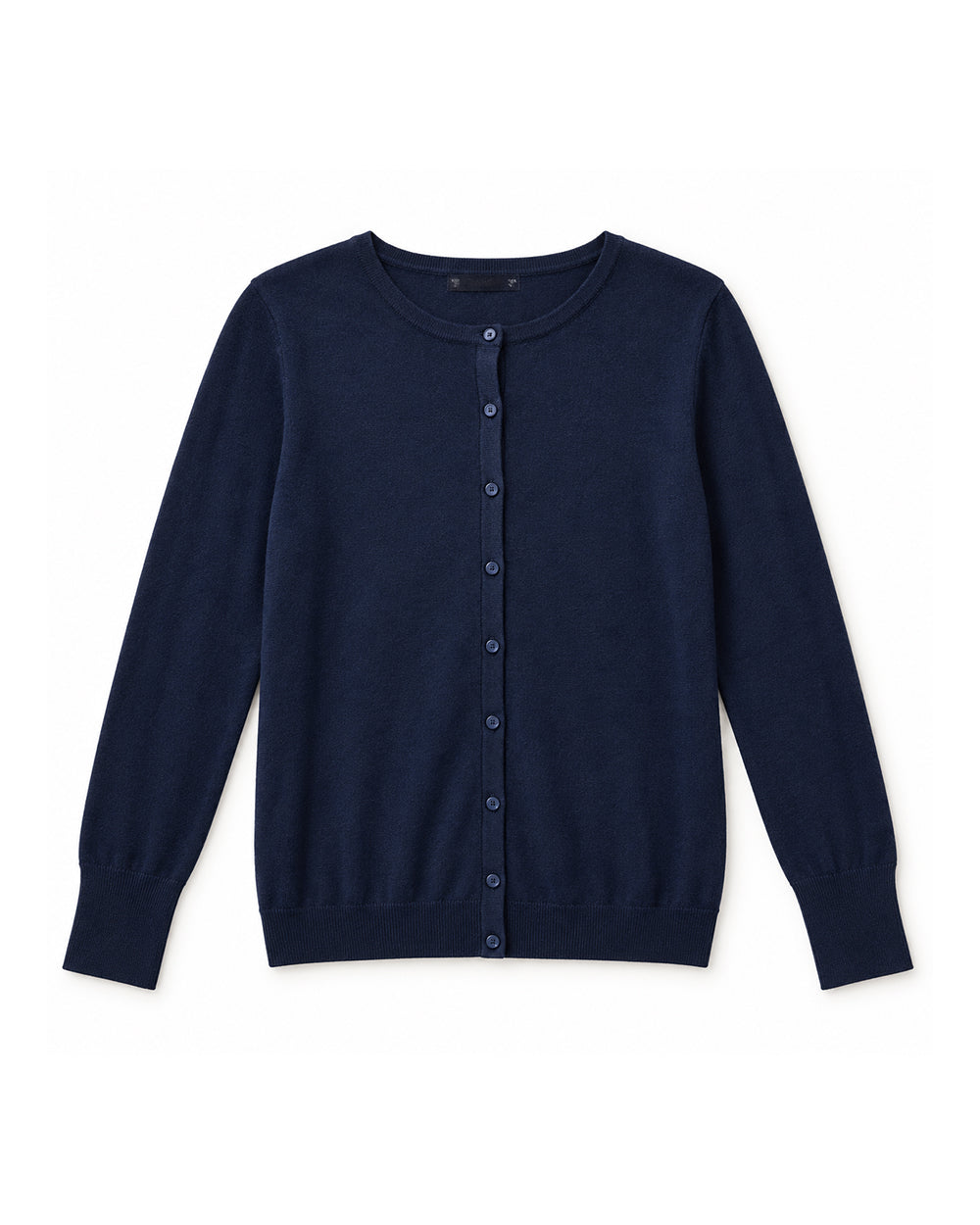 Navy Blue women's preloved button-down cardigan, VW-BLWC01