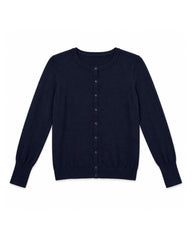Navy Blue women's preloved button-down cardigan, VW-BLWC20