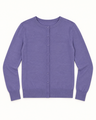 Lavender women's preloved button-down cardigan, VW-BLWC63