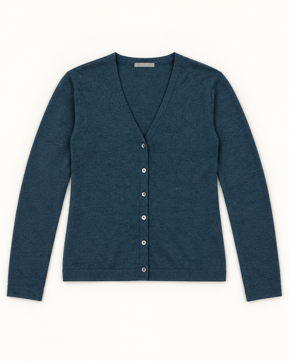Deep Teal women's preloved button-down cardigan, VW-BLWC68