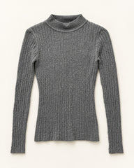 Charcoal Grey women's preloved winter crop top, VW-CTP136