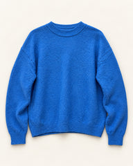 Electric Blue women's preloved winter crop top, VW-CTP139