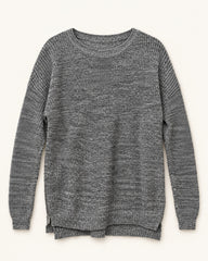 Grey women's preloved winter crop top, VW-CTP145
