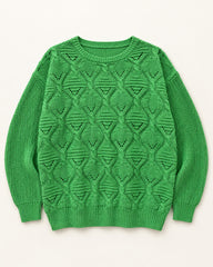 Bright Green women's preloved winter crop top, VW-CTP146