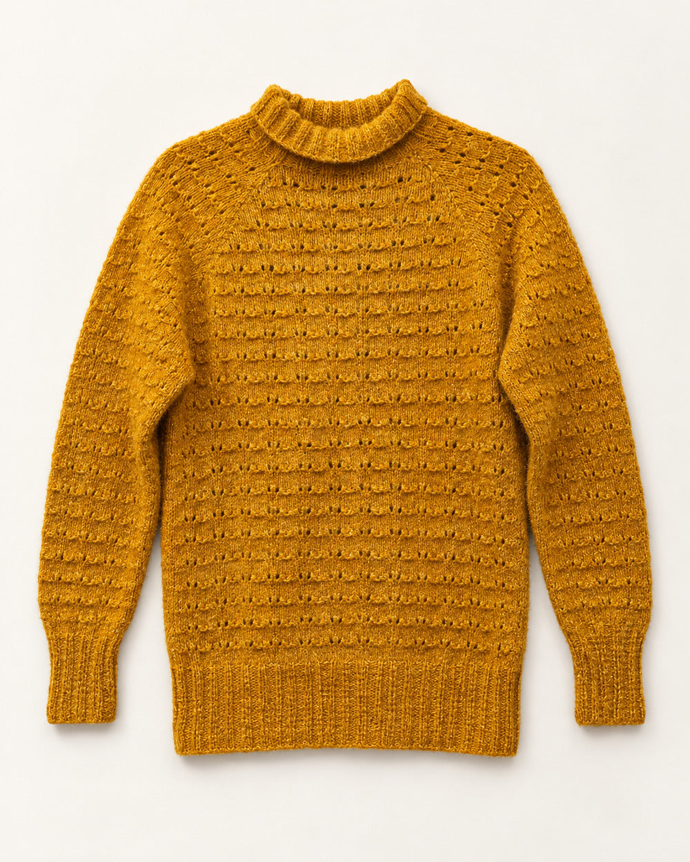 Mustard women's preloved winter crop top, VW-CTP152