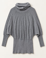 Grey women's preloved winter crop top, VW-CTP153