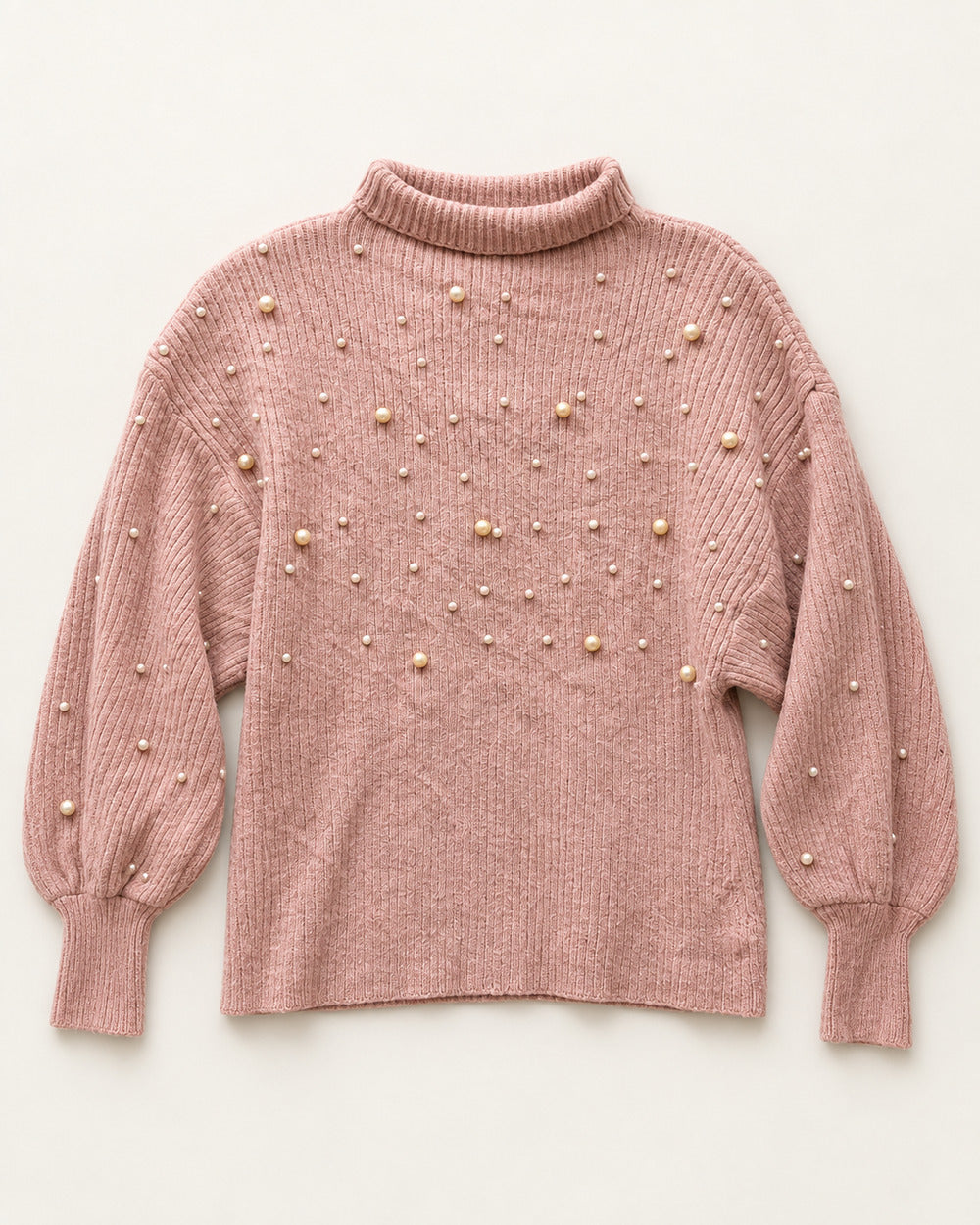 Blush Pink women's preloved winter crop top, VW-CTP154