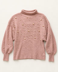 Blush Pink women's preloved winter crop top, VW-CTP154