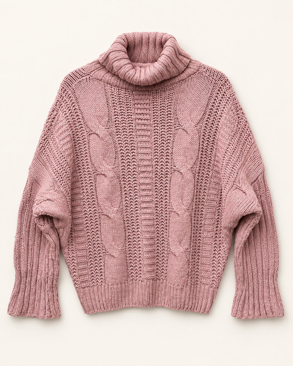 Dusty Pink women's preloved winter crop top, VW-CTP155
