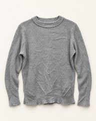 Grey women's preloved winter crop top, VW-CTP185