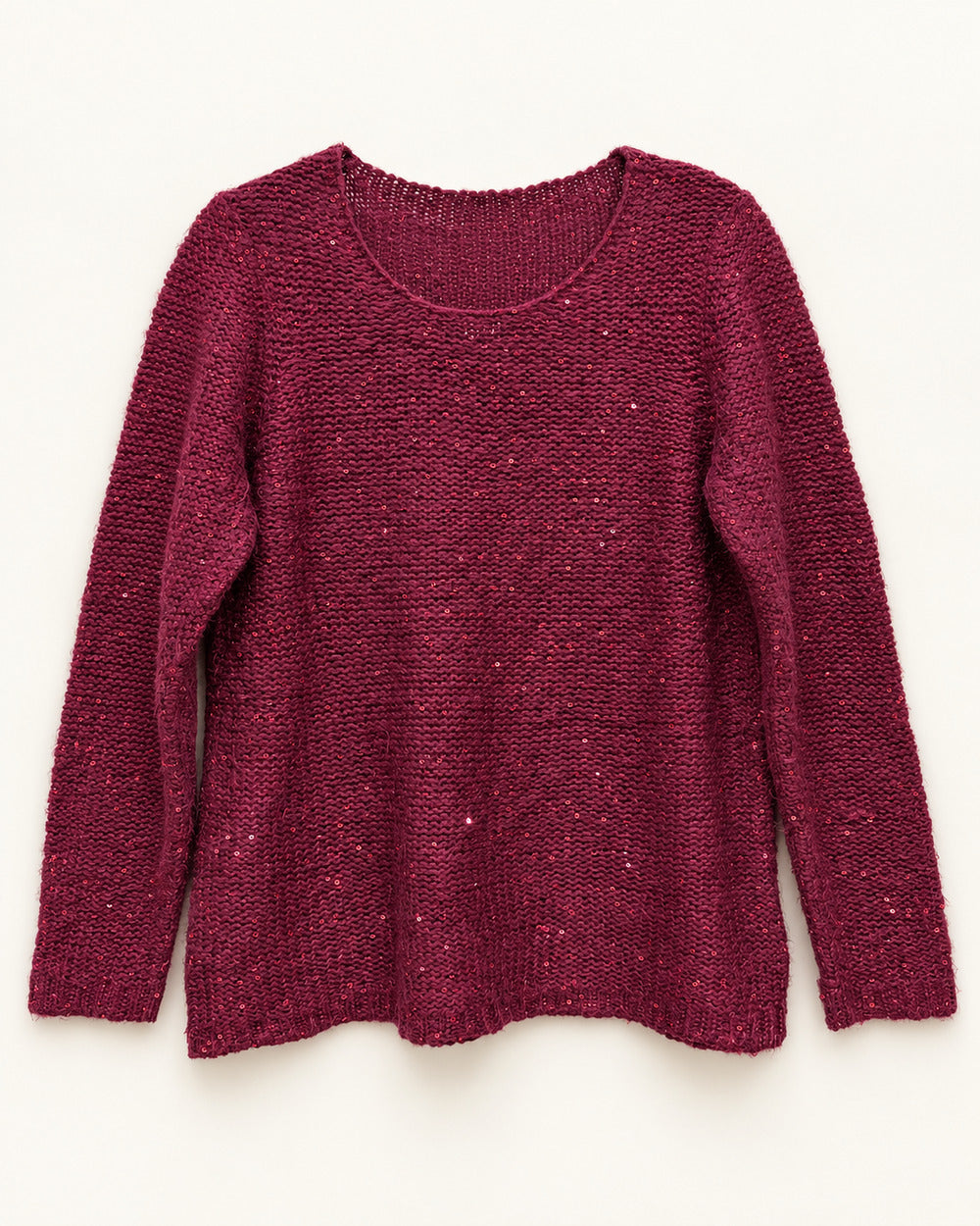 Burgundy women's preloved winter crop top, VW-CTP193