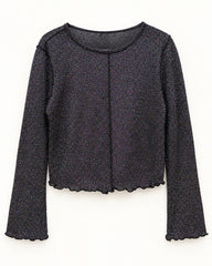 Lilac & Plum women's preloved heavy button cardigan, VW-HBC177