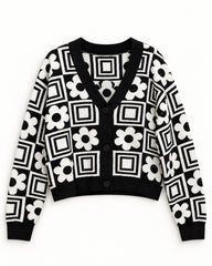 Charcoal Grey women's preloved heavy button cardigan, VW-HBC61