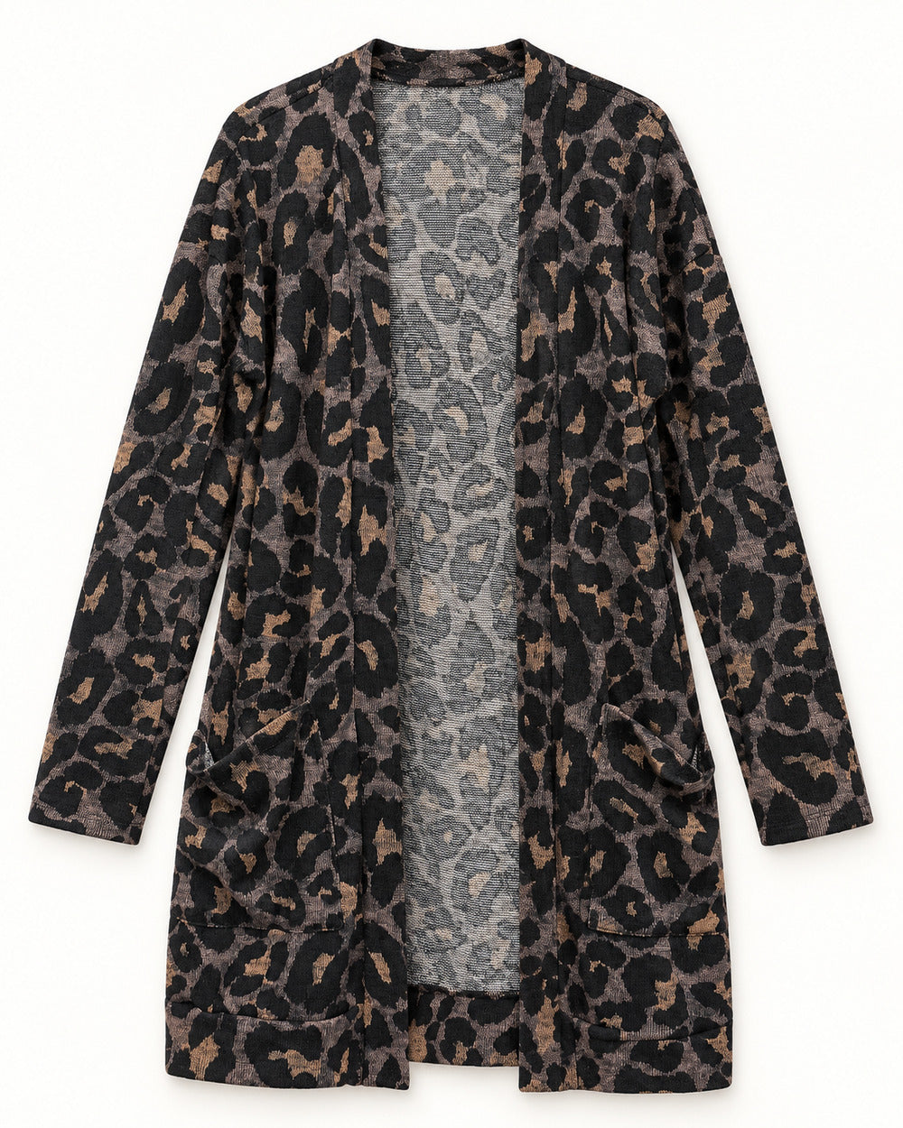 Plum & Black women's preloved heavy button cardigan, VW-HBC71