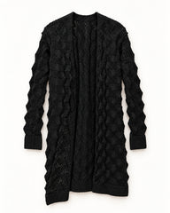 Black & Olive women's preloved long cardigan, VW-LC12