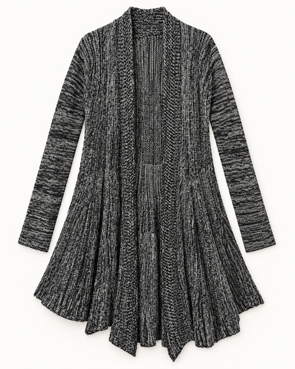 Taupe women's preloved long cardigan, VW-LC53