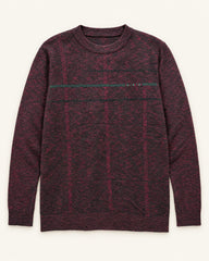 Burgundy men's preloved sweater, VW-MS02