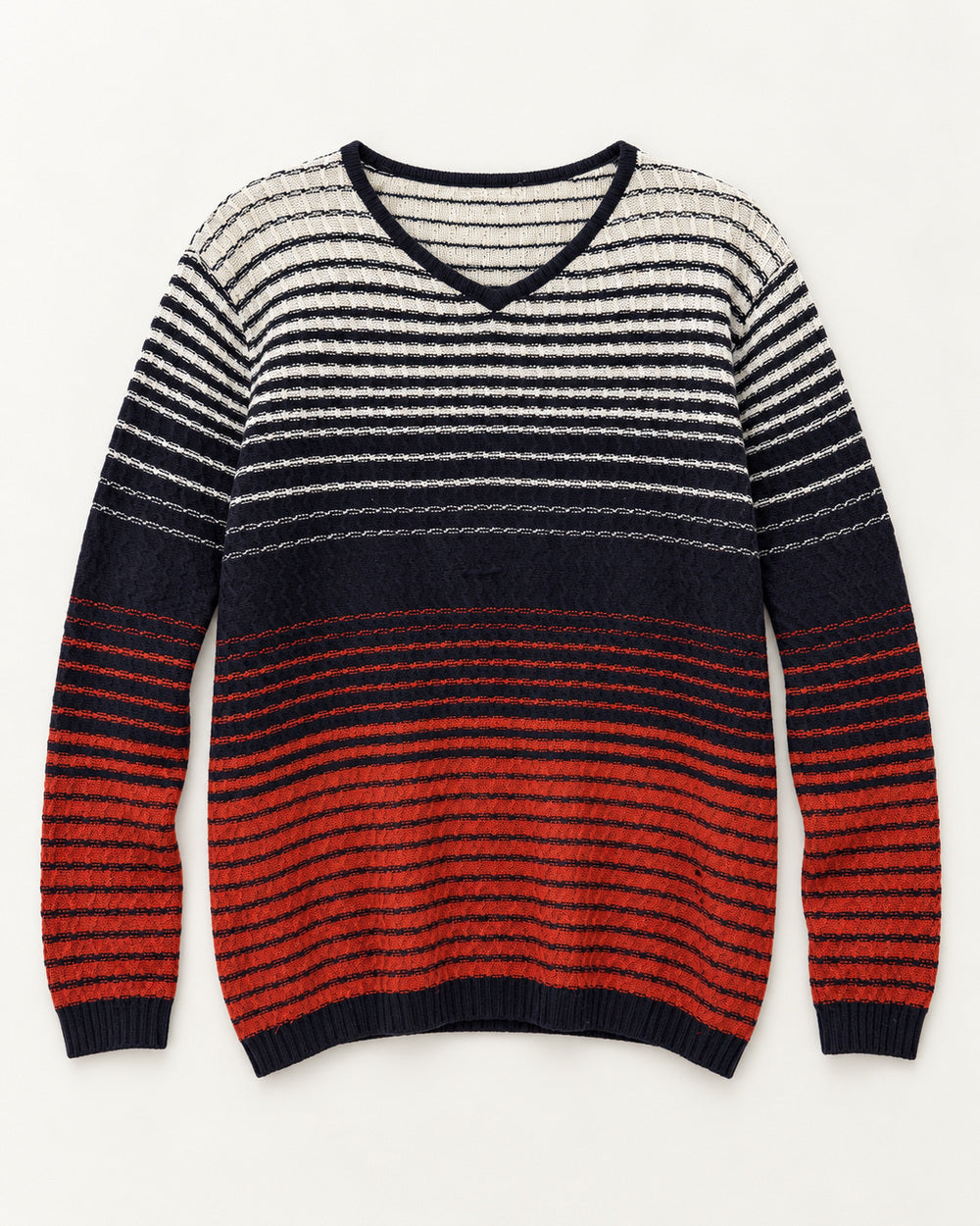 Navy & Red men's preloved sweater, VW-MS104
