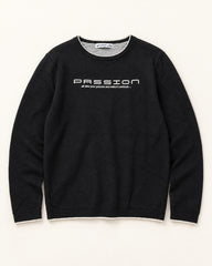 Black men's preloved sweatshirt, VW-MS128