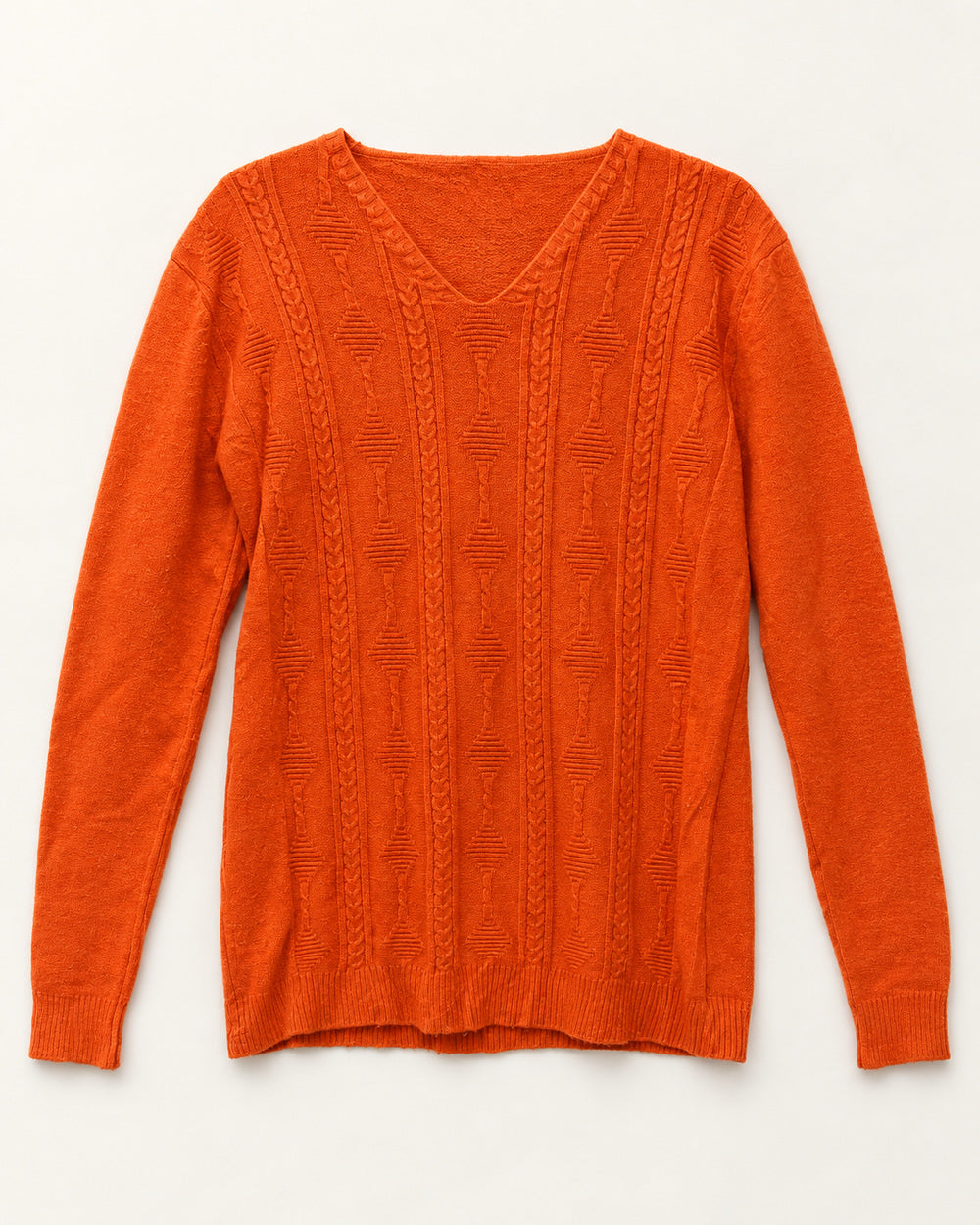 Orange men's preloved sweater, VW-MS136