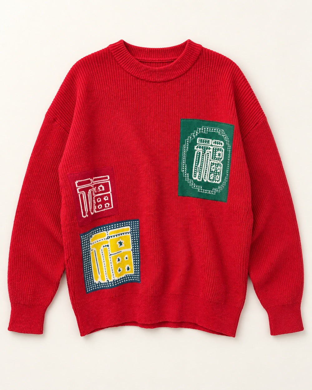 Red men's preloved sweatshirt, VW-MS152