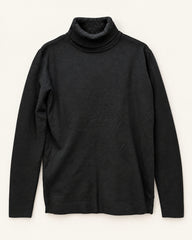 Black men's preloved turtleneck sweater, VW-MS18