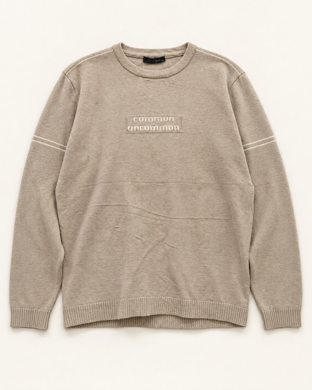 Beige men's preloved sweatshirt, VW-MS19