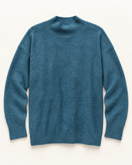 Teal Blue men's preloved crew-neck sweater, VW-MS233