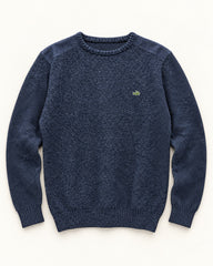 Navy men's preloved crew-neck sweater, VW-MS291