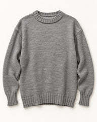 Grey men's preloved crew-neck sweater, VW-MS293