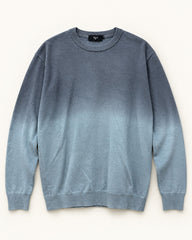 Blue Grey men's preloved crew-neck sweatshirt, VW-MS298
