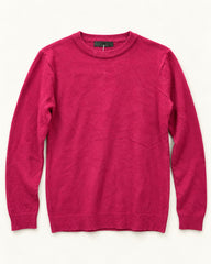 Pink men's preloved crew-neck sweater, VW-MS326