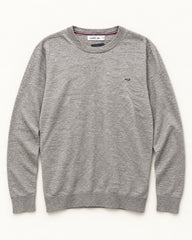 Light Grey men's preloved crew-neck sweater, VW-MS333