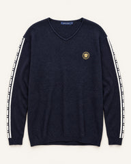 Navy men's preloved sweater, VW-MS41