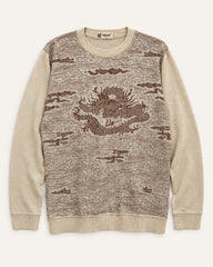 Beige men's preloved sweatshirt, VW-MS57
