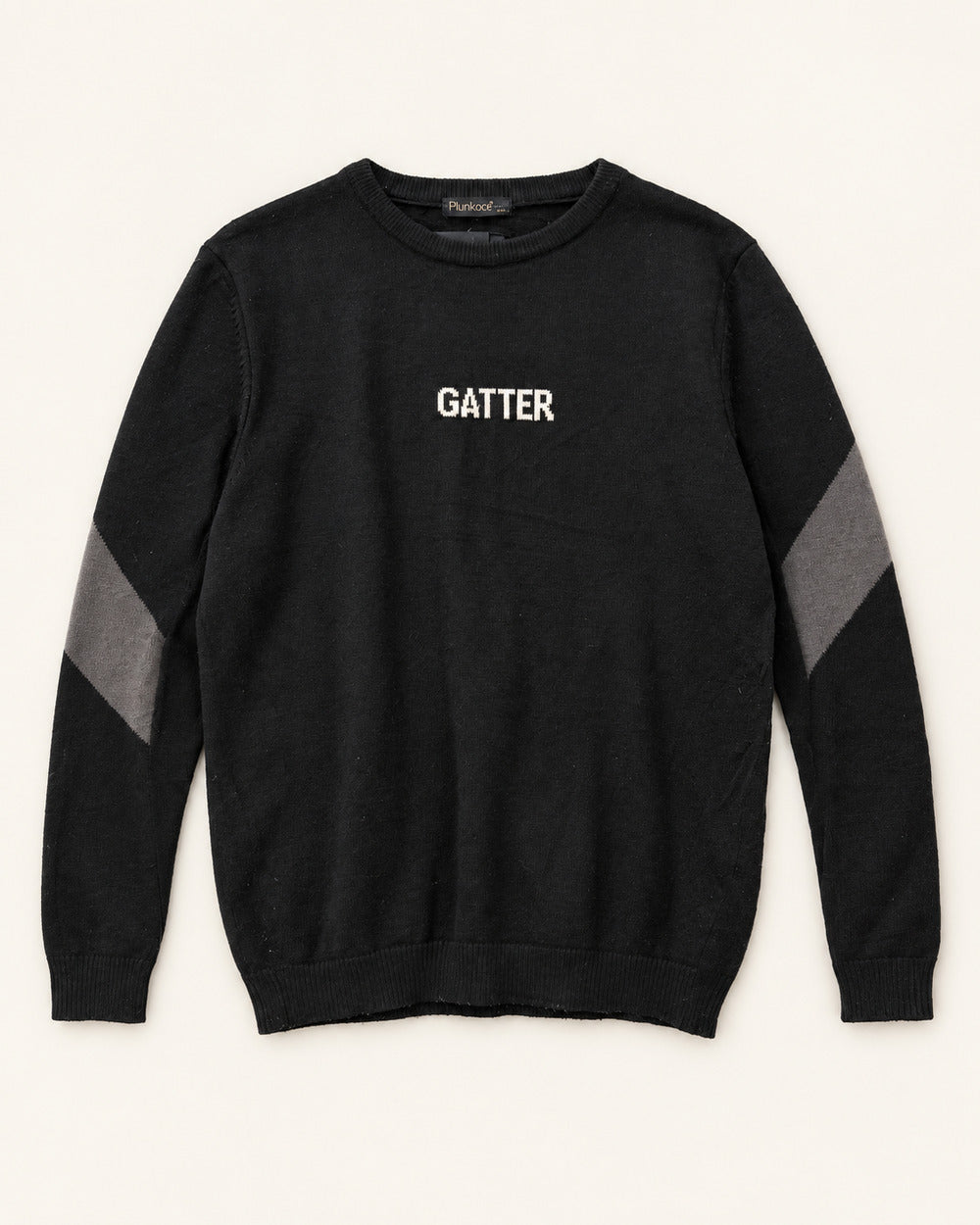 Black & Grey men's preloved sweatshirt, VW-MS62