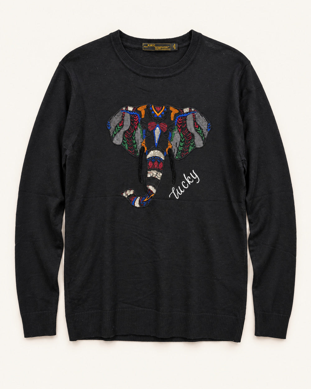 Black men's preloved sweater, VW-MS71