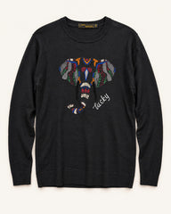 Black men's preloved sweater, VW-MS71