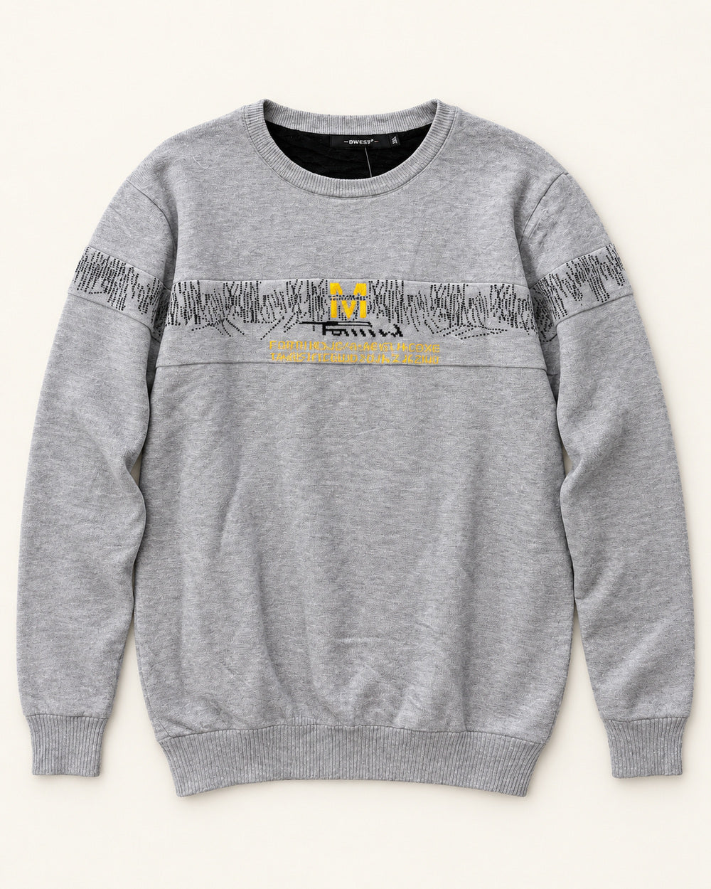 Light Grey men's preloved sweatshirt, VW-MS93