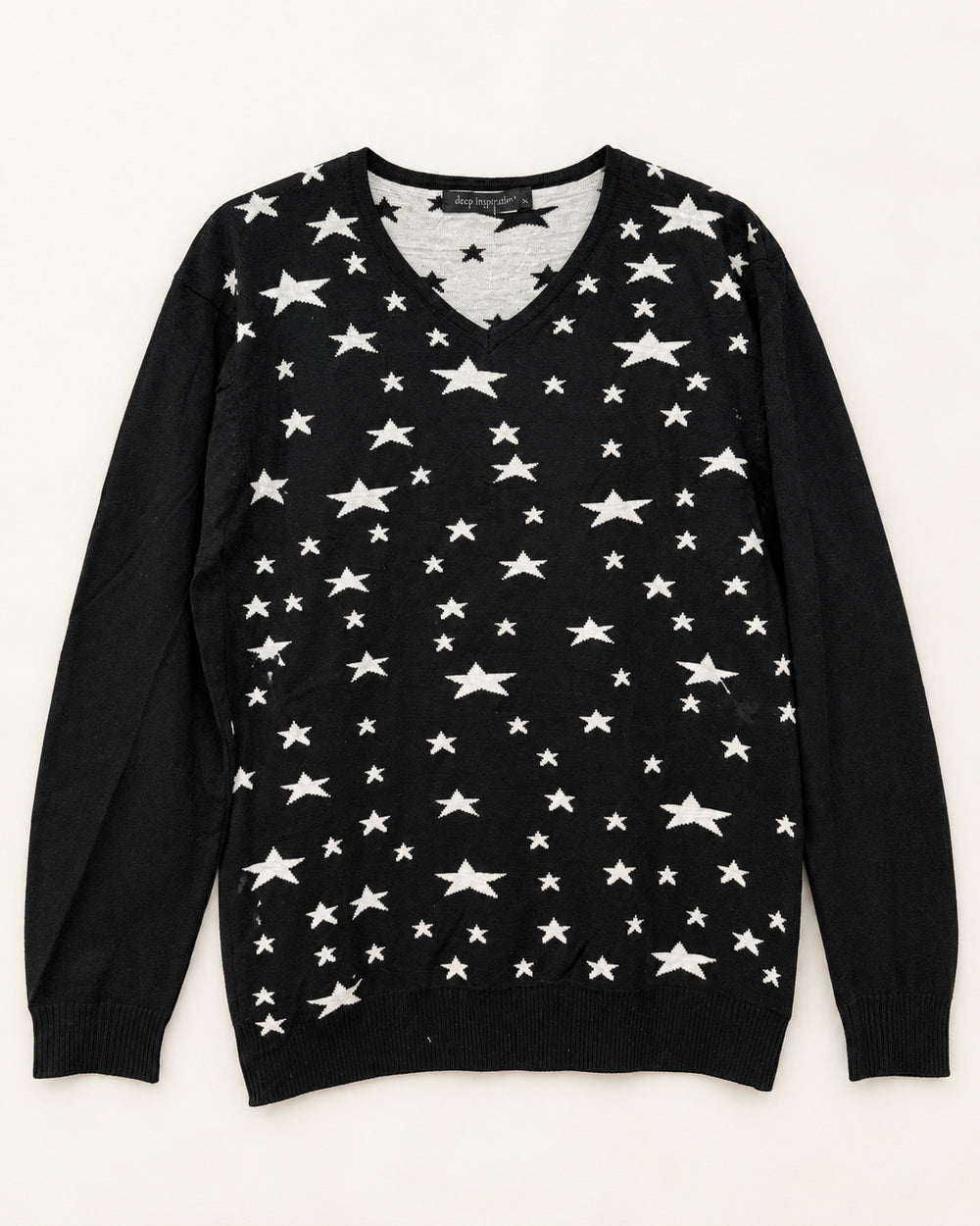 Black & White men's preloved sweater, VW-MS96