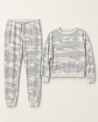 Grey & White women's preloved night suit, VW-NS58