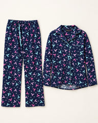Navy & Pink women's preloved night suit, VW-NS62