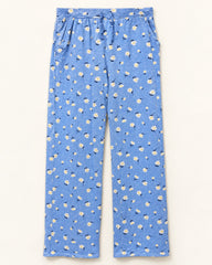 Light Blue & White women's preloved winter bottoms, VW-TR114